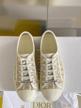 Dior Beige Oblique Sneakers